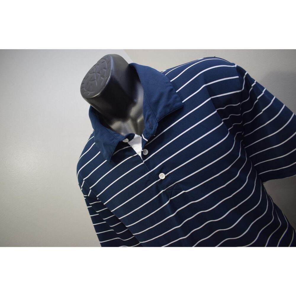 Bonobos Maide Golf Polo Standard Fit Striped Dry Fitting Golf Shirt Mens Size XL